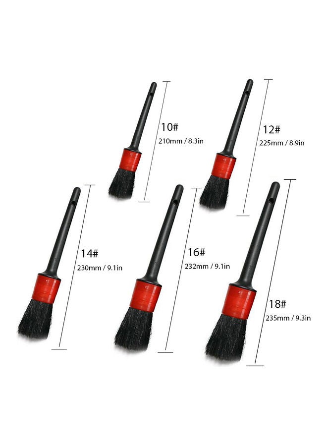 5-Piece Detail Brush Car Cleaning Tool Set