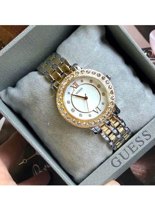 GUESS - Women's Stainless Steel Analog Watch W1062L4 - Image 1