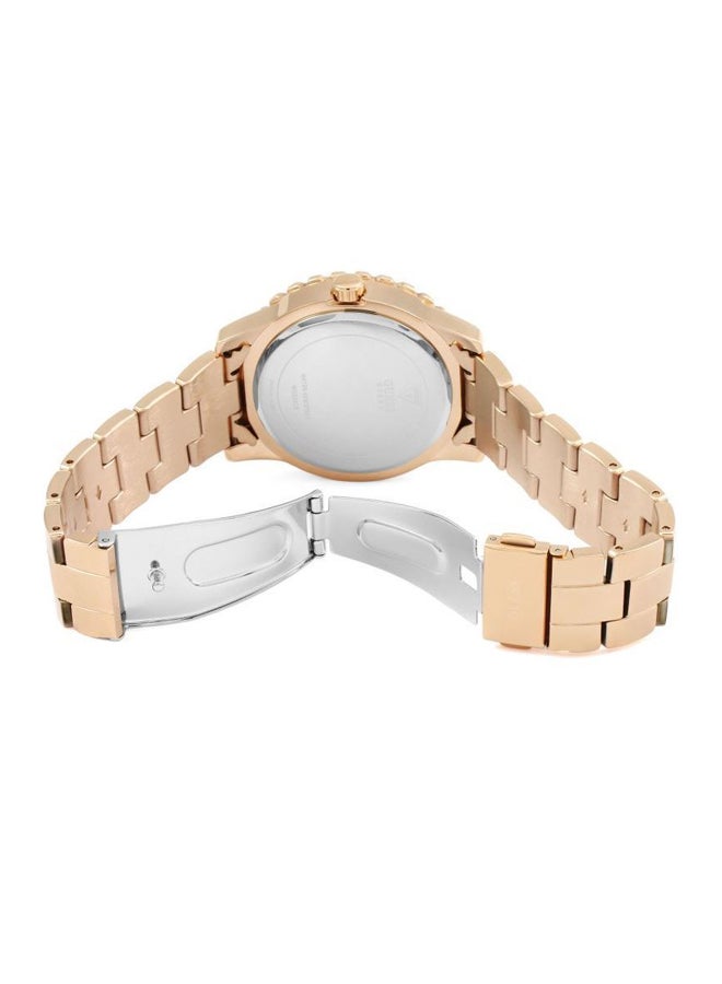 جس ساعة دازلر أنالوج W0335L3 - 40 مم - ذهب وردي - Image 4