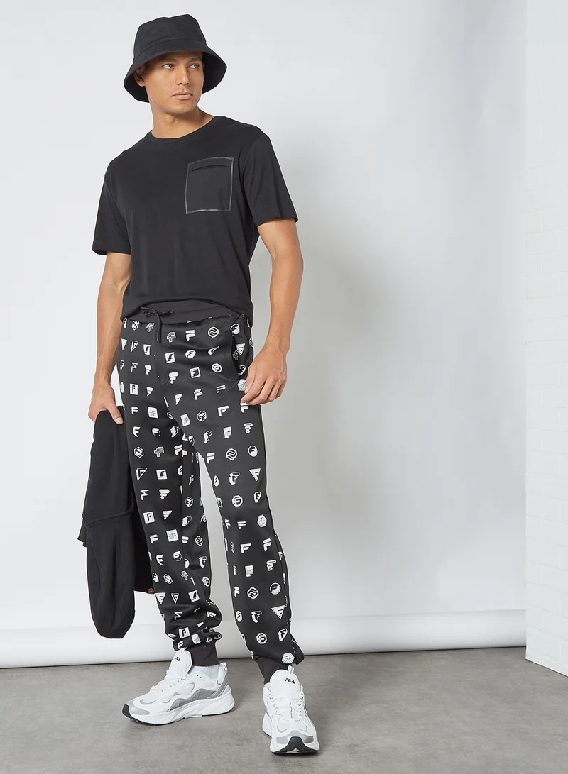 FILA Monotone Icon Sweatpants Black