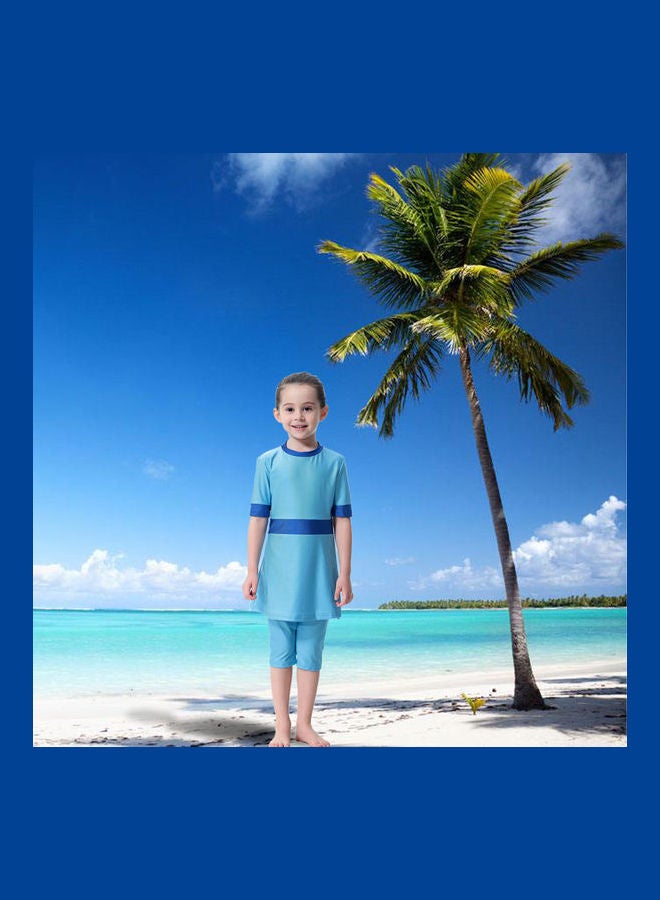 Swimwear Burkini With Pyjama Blue  - Image 2