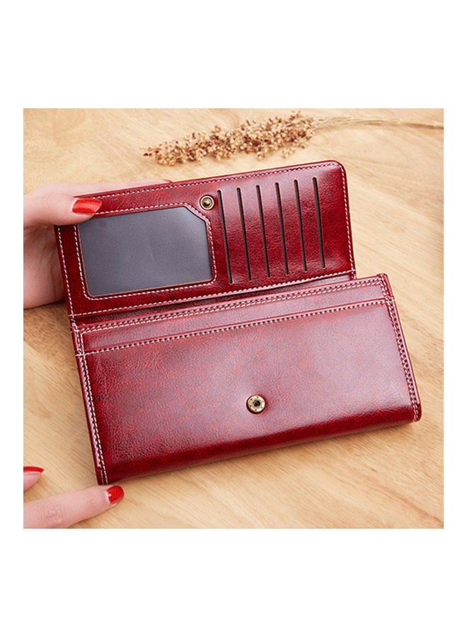 Generic Stylish Designed Wallet Red  - Image 3