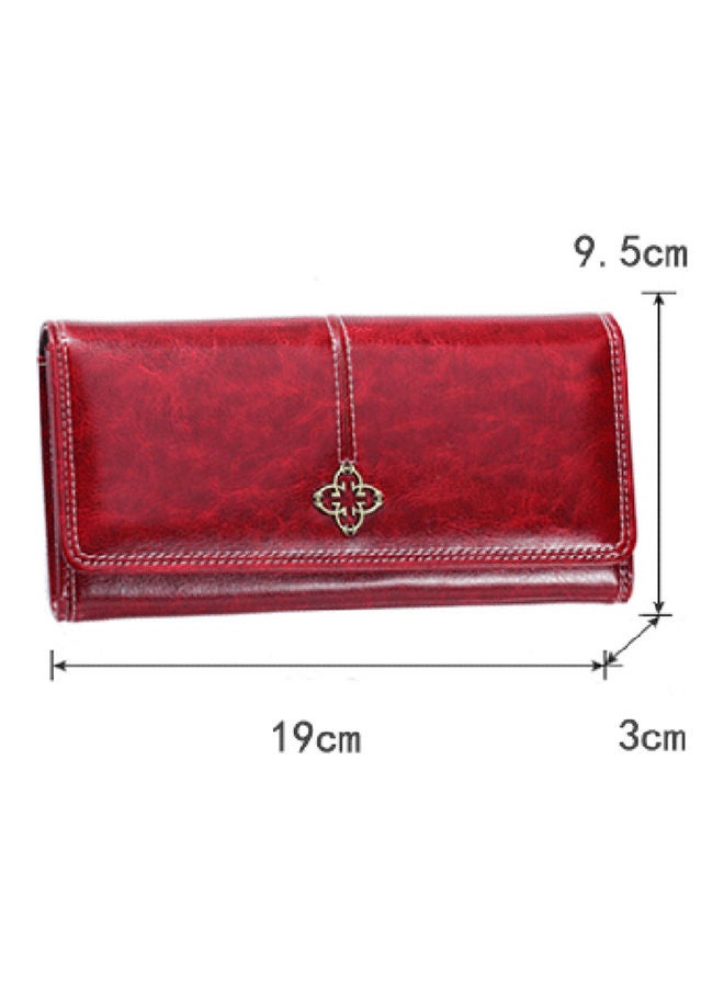 Stylish Designed Wallet Red