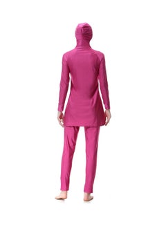 Generic Conservative All-Covering Swimwear Burkinis Pink  - Image 2