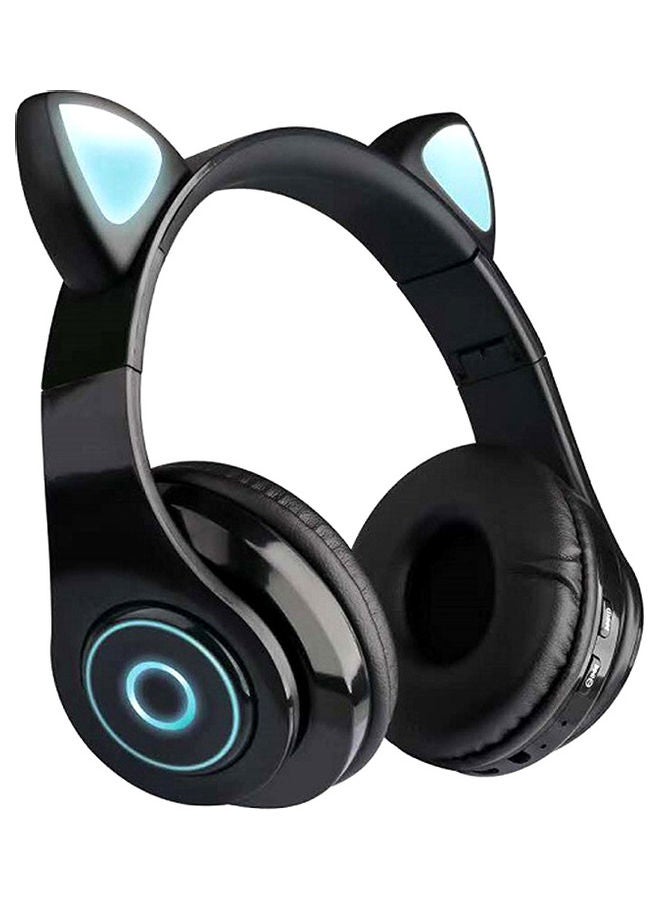 5.0 Bluetooth Cute Cat Wireless Foldable Gaming Headphone