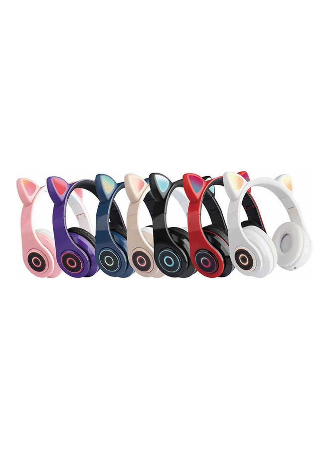5.0 Bluetooth Cute Cat Wireless Foldable Gaming Headphone - Image 2