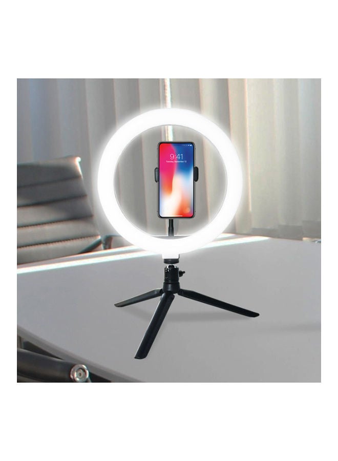 ماركة غير محددة حلقة بإضاءة LED بمنفذ USB أبيض/ أسود  - Image 3