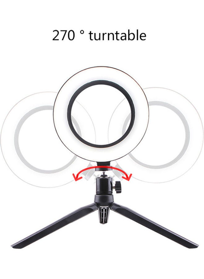 ماركة غير محددة حلقة بإضاءة LED بمنفذ USB أبيض/ أسود  - Image 4