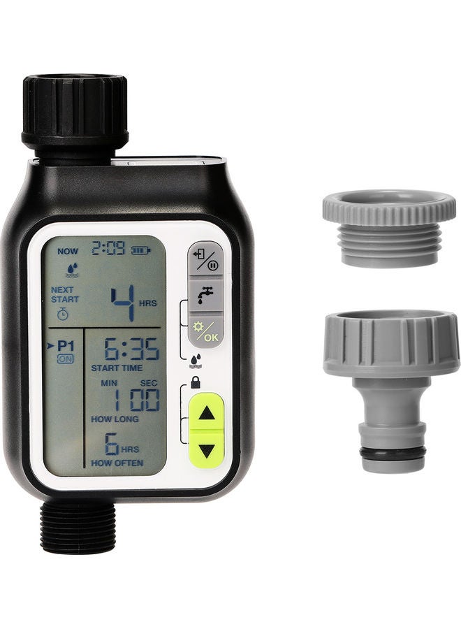 Large Screen Multifunctional Timing Watering Device Black/Grey  - Image 1