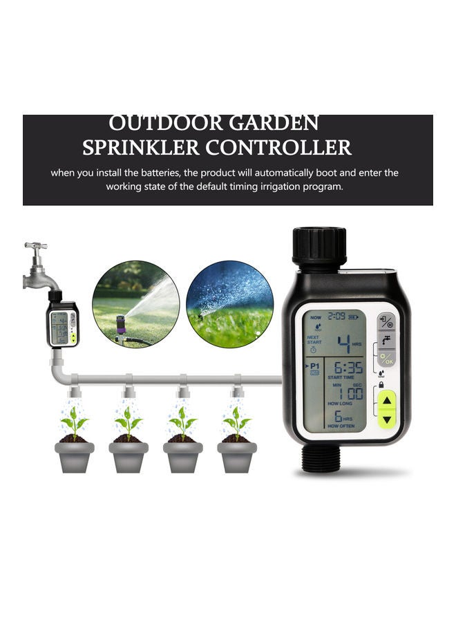 Large Screen Multifunctional Timing Watering Device Black/Grey  - Image 4