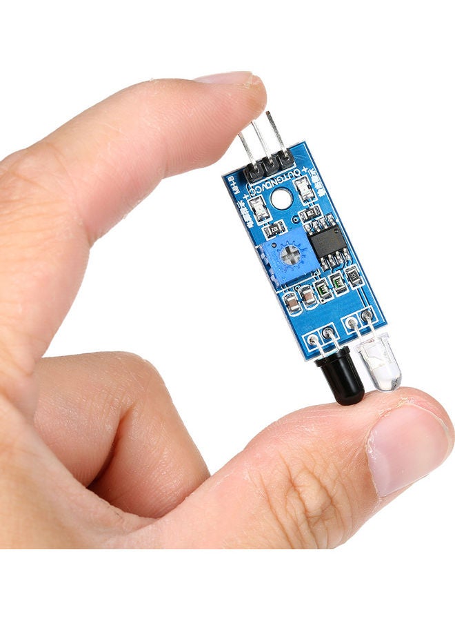 Generic - 5-Piece Infrared Sensor Module Obstacle Avoidance Modules Blue/Black - Image 1