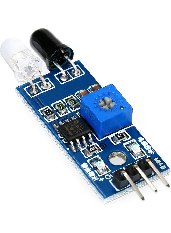 Generic - 5-Piece Infrared Sensor Module Obstacle Avoidance Modules Blue/Black - Image 1