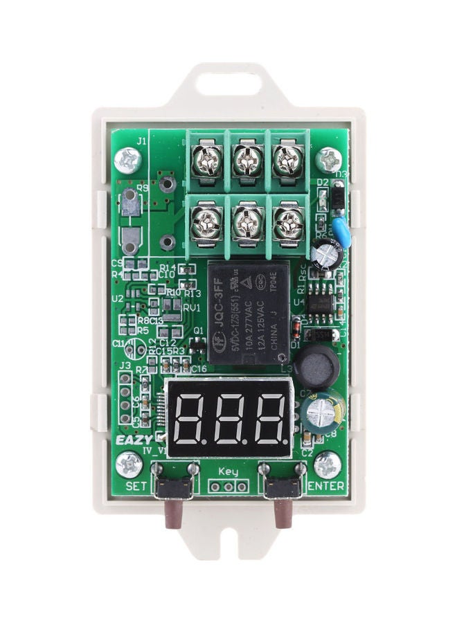 Relay Timer Time Delay Switch Module With Case White