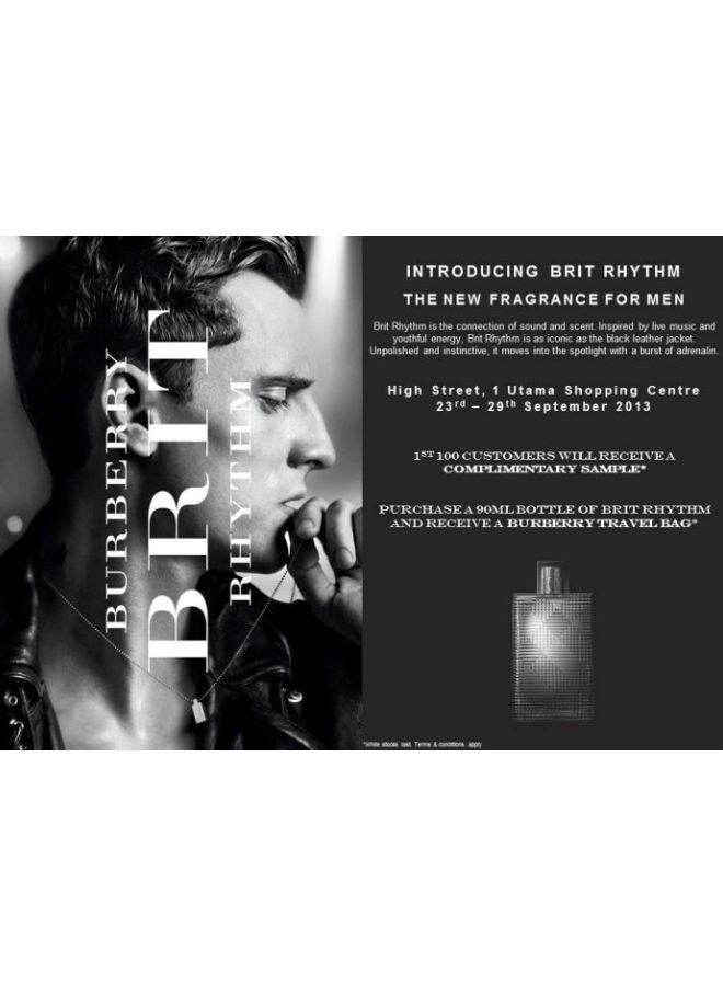 BURBERRY Brit Rhythm Intense EDT 50ml - Image 5