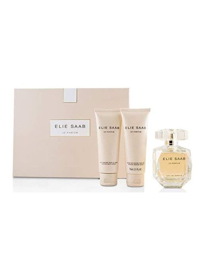 إيلي صعب طقم هدايا لا برفان من 3 قطع EDP 90Ml, Body Lotion 75Ml, Shower Cream 75ملليلتر  - Image 5