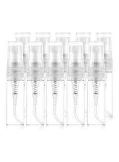 10-Piece Glass Spray Bottle Clear