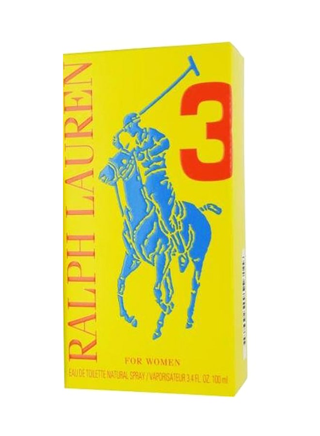 RALPH LAUREN Big Pony Yellow 3 EDT 100ml - Image 3