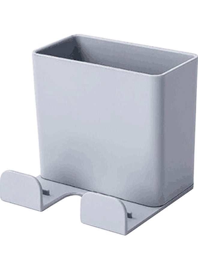 Wall Mount Remote Control Holder Grey