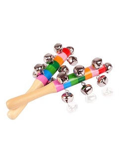 MissTiara 2-Piece Wooden Hand Bells Toys  - Image 1