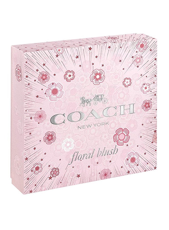 COACH 3-Piece Floral EDP Gift Set EDP 90 Ml, Body Lotion 100 Ml, EDP Purse Spray 7.5ml  - Image 3