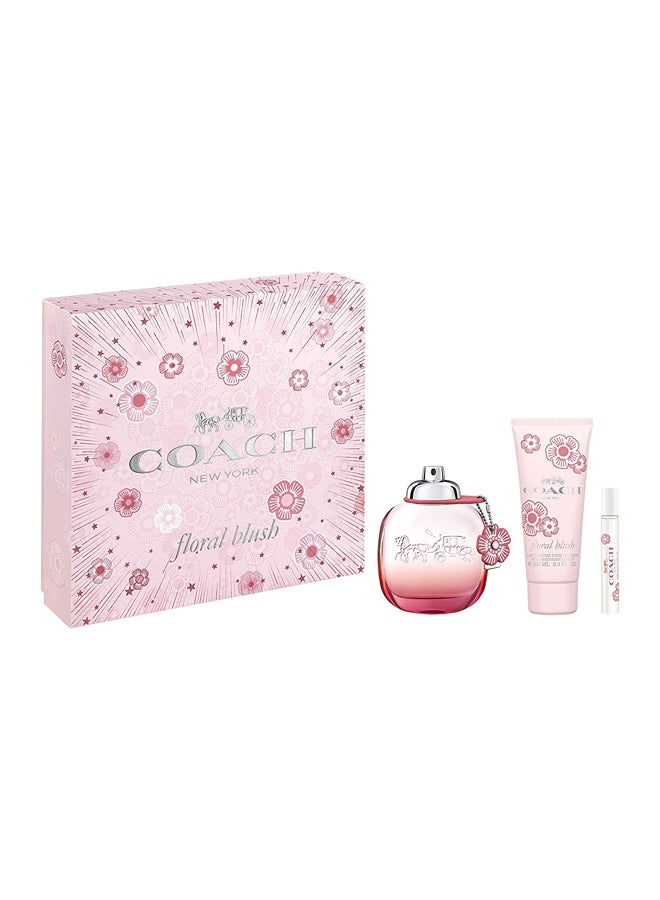 COACH 3-Piece Floral EDP Gift Set EDP 90 Ml, Body Lotion 100 Ml, EDP Purse Spray 7.5ml  - Image 2