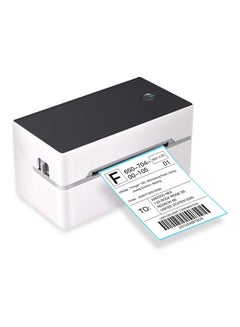 طابعة ملصقات الشحن لسطح المكتب عالية السرعة USB + BT طابعة حرارية مباشرة صانع الملصقات عرض الورق 40-80 مم لطباعة ملصقات الرموز الشريطية البريدية للشحن