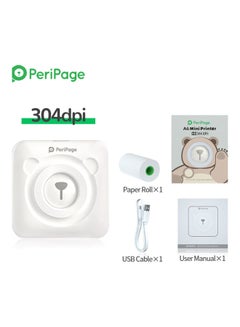 PeriPage Portable Bluetooth Connection Wireless Mini Thermal Photo/Label/Receipt Printer White  - Image 4