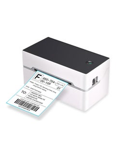Desktop Shipping Label Printer High Speed USB Direct Thermal Printer Label Maker Sticker 40-80mm Paper Width for Shipping Postage Barcodes Labels Printing Compatible with Amazon Ebay Shopify FedEx USPS Etsy White/Black