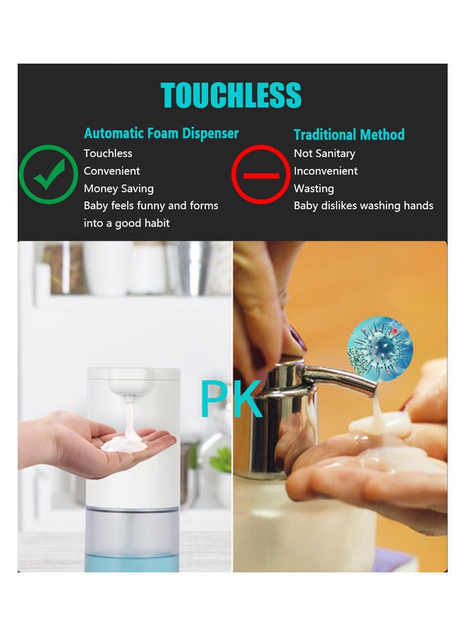 Automatic Soap Dispenser NA-H1438 White/Clear - Image 5