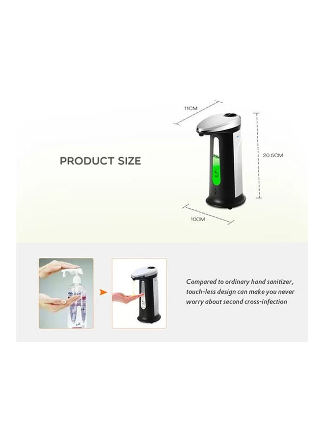 موزع صابون آلي NA-H7303 أسود/فضي  - Image 5
