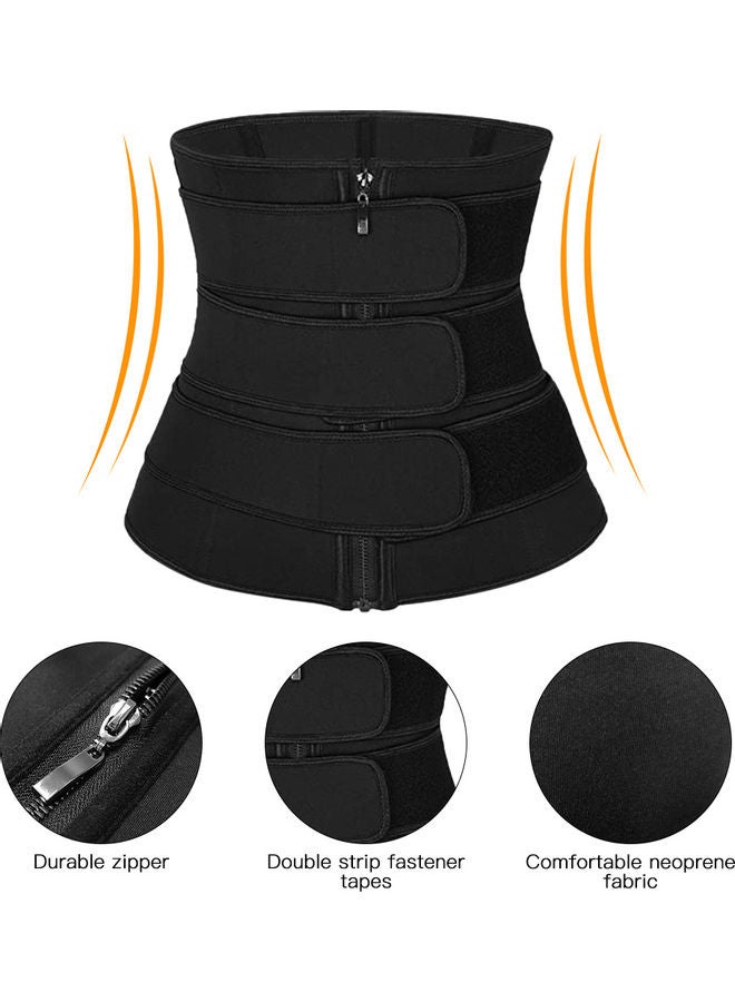 حزام لتمارين الخصر مزود بسحاب للإغلاق XL - Image 2