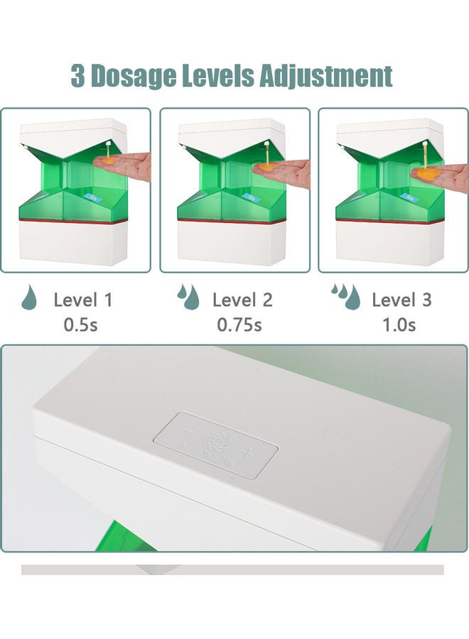 Double-Headed Automatic Soap Dispenser NA-H2200 White/Green - Image 5