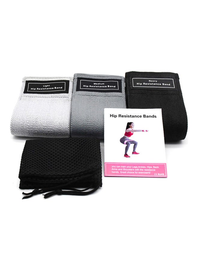 Generic 3-Piece Exercise Resistance Band With Carry Bag  - Image 1