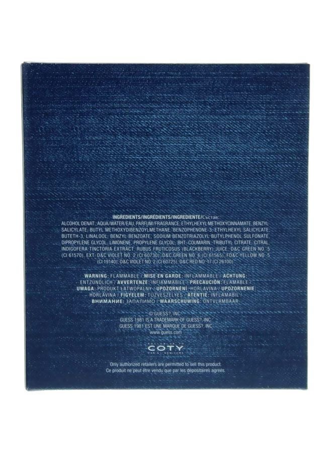 GUESS - 1981 Indigo EDT 100ml - Image 1