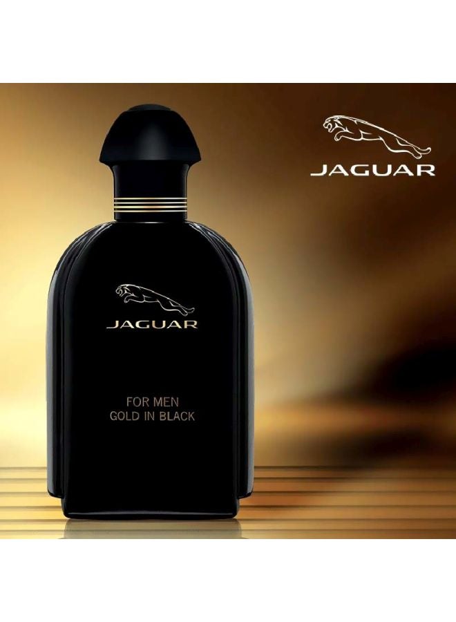 جاكوار مجموعة عطر جولد إن بلاك EDT من قطعتين 2x100ملليلتر - Image 5