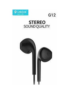 G12 Stereo Sound Earphones black - v1620400484/N47230025A_2