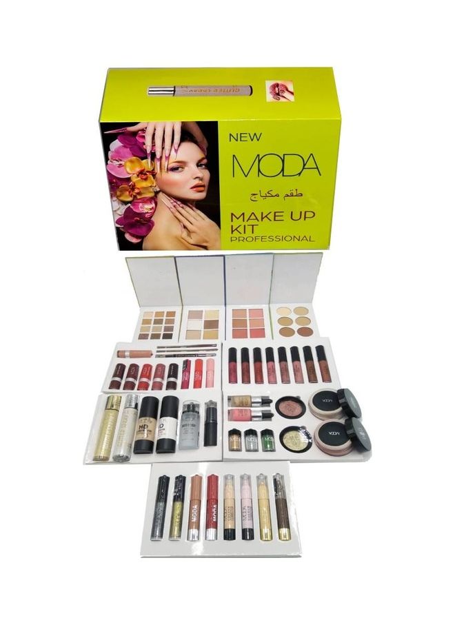 MODA - Professional Make Up Kit Multicolour - Image 1