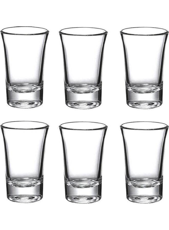 Generic 6-Piece Shot Glass Set Clear 