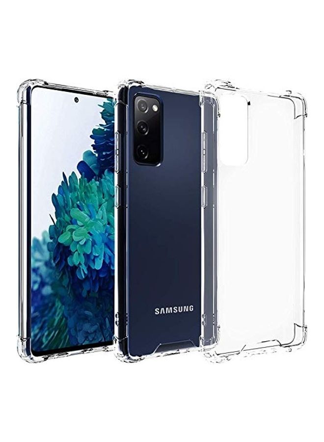 غطاء حماية لهاتف سامسونج جالاكسي S20 FE 5G شفاف - Image 2