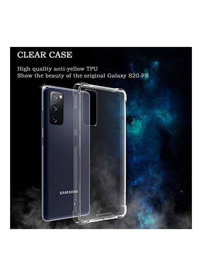 غطاء حماية لهاتف سامسونج جالاكسي S20 FE 5G شفاف - Image 3