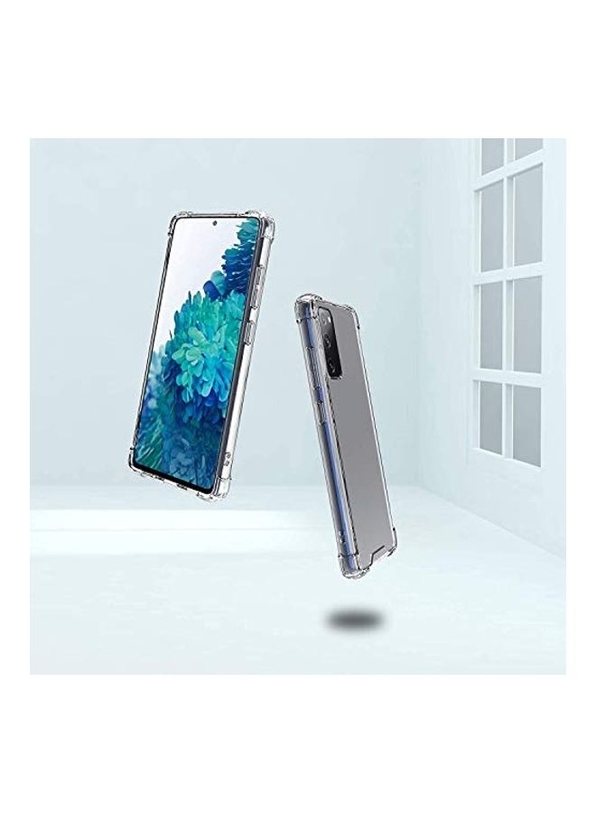 غطاء حماية لهاتف سامسونج جالاكسي S20 FE 5G شفاف - Image 4