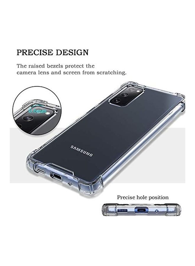 غطاء حماية لهاتف سامسونج جالاكسي S20 FE 5G شفاف - Image 5