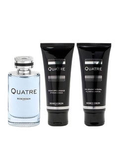 3-Piece Quatre Gift Set EDT 100ml, After Shave Balm 100ml, All Over Shower Gel 100ml