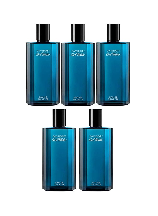 Pack Of 5 Cool Water EDT 125ml - v1620460518/N28280305A_1