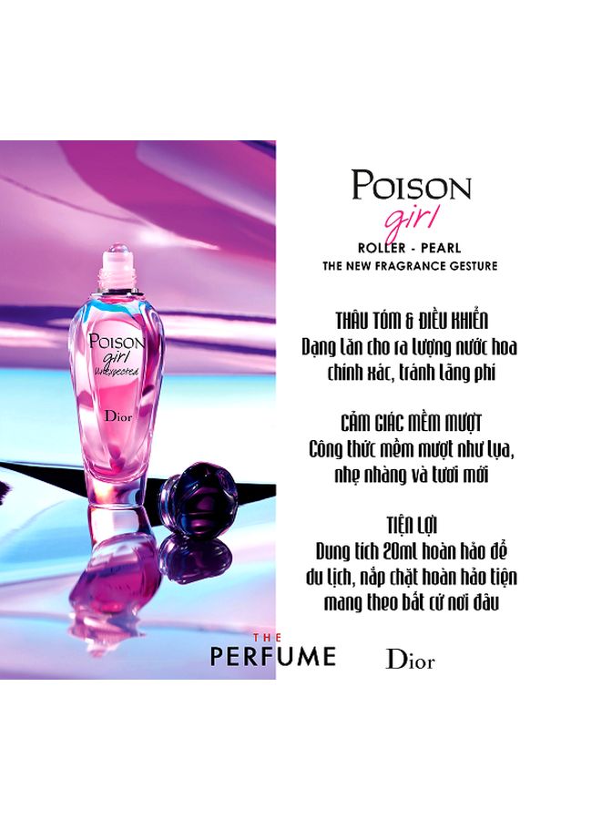Dior - Poison Girl Unexpected Roller-Pearl EDT 20ml - Image 1