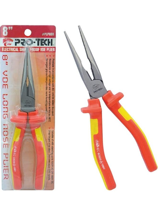 Electrical Shock Proof Long Nose Plier Multicolour - v1620460738/N47231211A_1