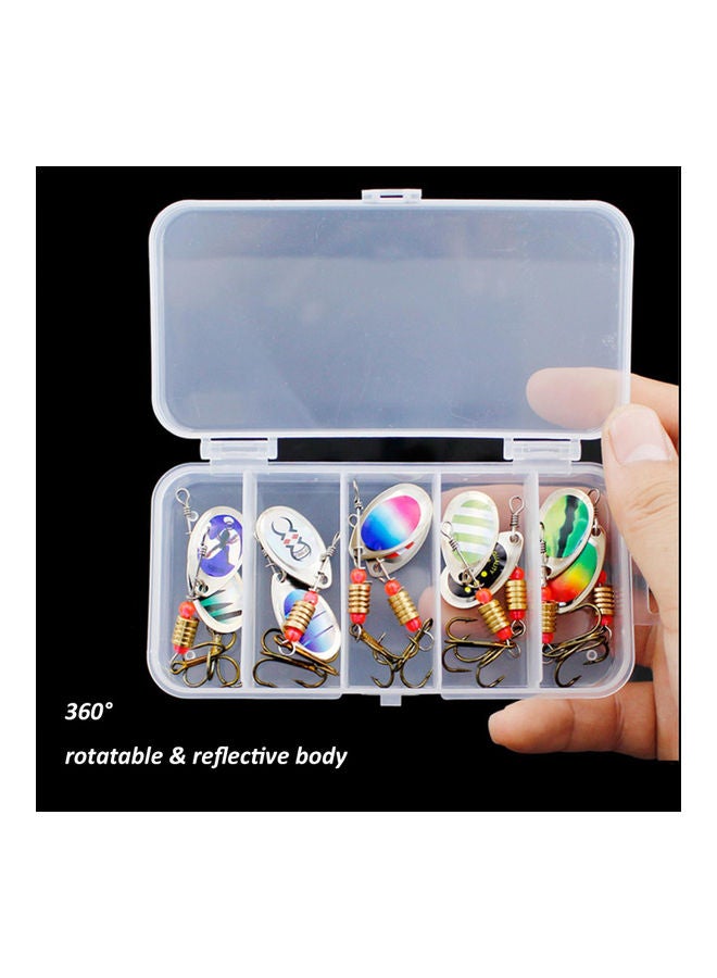 Generic 10-Piece Spinner Bait Fishing Lure 13x3x7cm  - Image 5