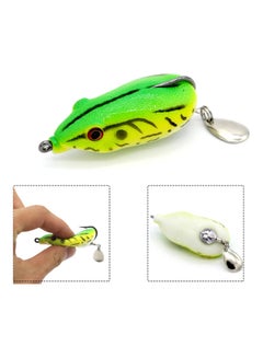 5-Piece Frog Lures Soft Fishing Kit With Tackle Box 16.52x2x9cm - v1620467614/N47231914A_2