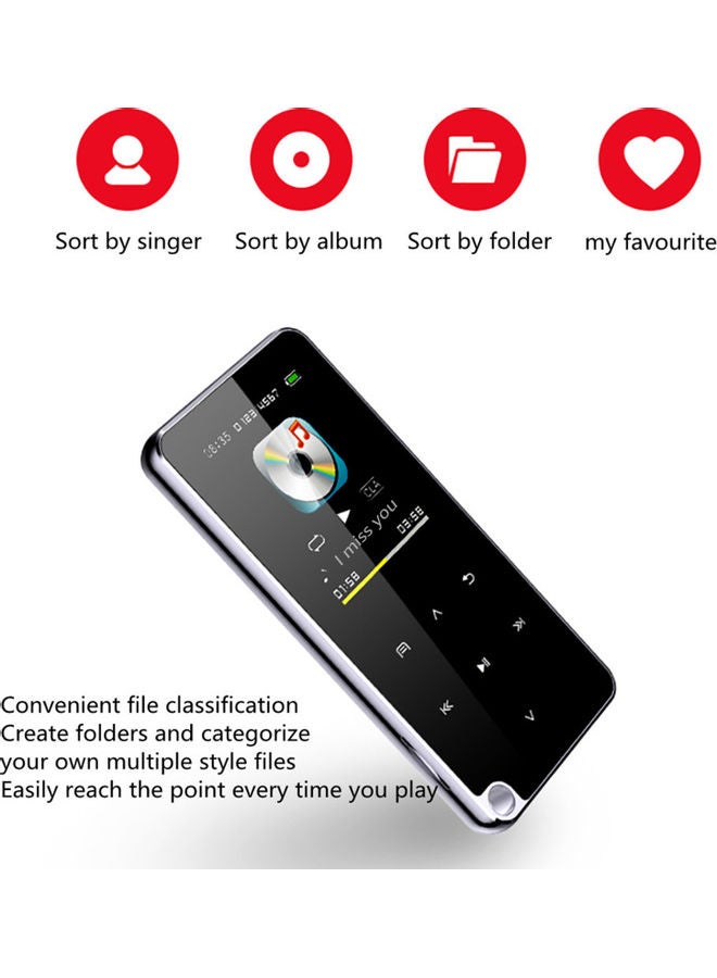 مشغل موسيقى MP3 طراز M25 يعمل بالبلوتوث M25-8 أسود - Image 5