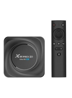 تي في بوكس X88 برو 20 الذكي يعمل بنظام أندرويد 11.0 X88-PRO-64UK أسود